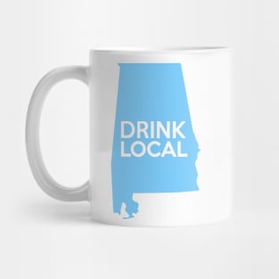 Alabama Drink Local AL Blue Mug